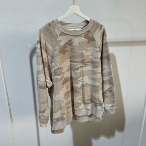 American Eagle Tan Camouflage pullover